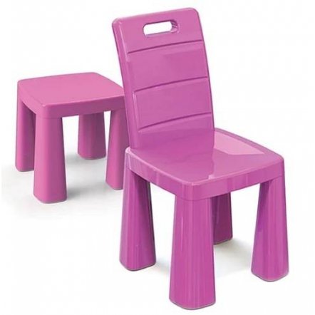  Стол и  стул для дома и улицы 4 цвета 04580 Долони 