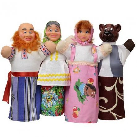Куклы для кукольного театра 4 героя Сказки Чудисам