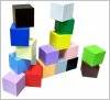 Кубики цветные деревянные 16 штук по методика Монтессори К-006 Вундеркинд