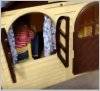 Домик для  детей для улицы средний квадратный бежевый Долони-Тойс 02550-2