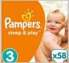 Подгузники Pampers 3 Sleep &amp; Play 5-9 кг 58 шт