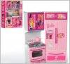 Мебель для кукол  Кухня Барби розовая X221F2 BR