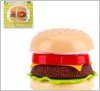 Пластиковая игрушка Гамбургер на листе 8803