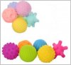  Пищалки для купания текстурные Мячики рефленые 6 штук KM261-261A 