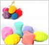  Пищалки текстурные для купания Мячики рефленые 6 штук KM262-262A