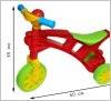  Ролоцикл № 3 (велосипед без педалей) трехколесный Технок, Украина зелено-красный