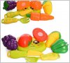 Продукты на липучке овощи/фрукты 4 штуки 5092-12