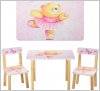 Детский стол и 2 стула для девочки розовые 501-2-23 Vivast, Украина 
