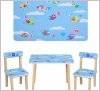 Детский стол и 2 стула голубые  501-8 Vivast, Украина 