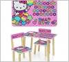 Детский стол и 2 стула Hello Kitty 501-49 розово-голубой