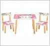 Детский стол и 2 стула Кошка на розовом фоне 501-58-1