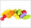 Набор пластиковых фруктов в сетке 14 штук 5521