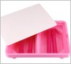    Столик-органайзер складной с крышкой и отсеками для девочки розовый 7853 Технок