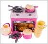 Кухня детская с посудкой в чемоданчике розовая Адель 816 Орион