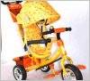 Велосипед AZIMUT Trike фирмы Baby Club желтый.