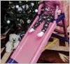  Детская  горка для дома розово-фиолетовая 0140 Долони