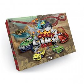 Настольная игра бродилка Crazy Cars Rally ДТ-ИМ-11-30 Danko Toys 