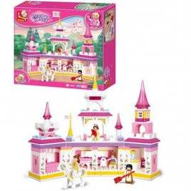 Конструктор для девочек Замок принцессы Розовая мечта М38-В0251 Sluban