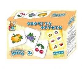 Лото развивающее Фрукты и овощи 0264 Bonni toys