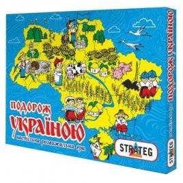 Игра настольная "Подорож Україною" 59 Стратег