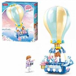 Конструктор для девочек Воздушный шар+фигурки M38-B0863 SLUBAN 