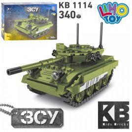 Конструктор Военный танк 340 деталей KB 1114