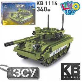 Конструктор Военный танк 340 деталей KB 1114