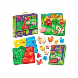 Игра на липучках Где чей детёныш? Учим цвета VT1310-05 Vladi Toys 