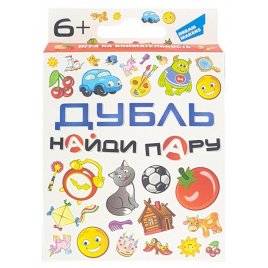 Игра детская настольная Дубль Найди пару 2007_UA Полесье Беларусь