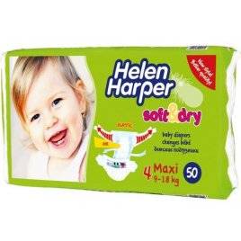  Подгузники Helen Harper Maxi (Хелен Харпер Макси) 9-18 kg, 50 штук "Soft and Dry" № 4
