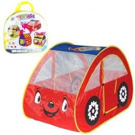 Палатка Машина детская игровая для детей М 2502/333-12 Красная