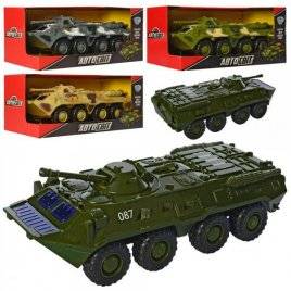 Военная машина инерционная БТР со звуком и светом  AS-2648 АвтоМир