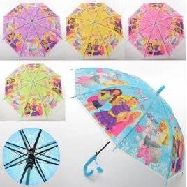 Зонтик для девочек со свистком Барби MK 3630-7