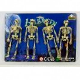 Аксессуары для праздника хэллоуин скелет 4 штуки MK 4706
