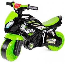 Мотоцикл байк с музыкальными и световыми эффектами зеленый 5774 ТехноК