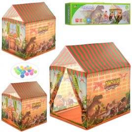 Палатка домик детская Динозавры М 6135 в коробке