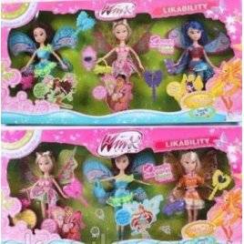 Куклы Winx Винкс 3 штуки с аксессуарами WX796-2