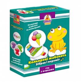 Настольная игра Crazy Koko Кольорові жабенята VT8025-06 Vladi Toys