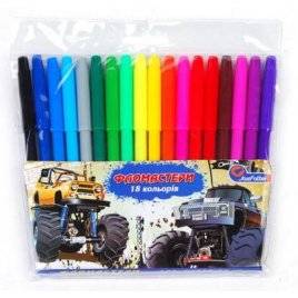 Фломастеры Sport car 18 цветов 828С