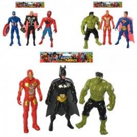 Супергерои со световыми эффектами 3 штуки 899-31-32-33K 