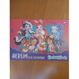 Альбом для рисования Enchantimals скоба c перфорацией 130336