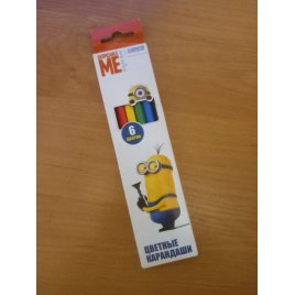 Уценка! Карандаши цветные 6 цветов 