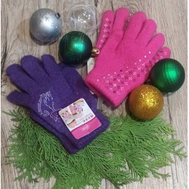 Перчатки для девочки зимние