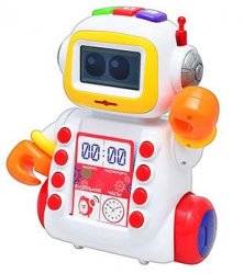 Интерактивный развивающий робот Шунтик с часами и будильником  "Умный Я" 00024