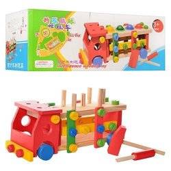 Деревянная игрушка Машина с инструментами 0013