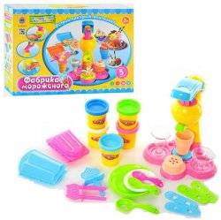 Пластилин Фабрика мороженого Тесто для лепки с формочками МК 0078