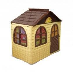 Домик для детей для улицы малый коричневый Долони-Тойс 01550-2-1