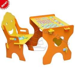  Парта детская со стульчиком W 015 "Фиксики"  НОВИНКА 2013 года