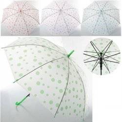 Уценка! Зонтик детский зеленый горошек клеенка MK 0523 