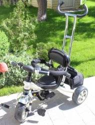 Велосипед трехколесный M 0689 Profi Trike черно-белый